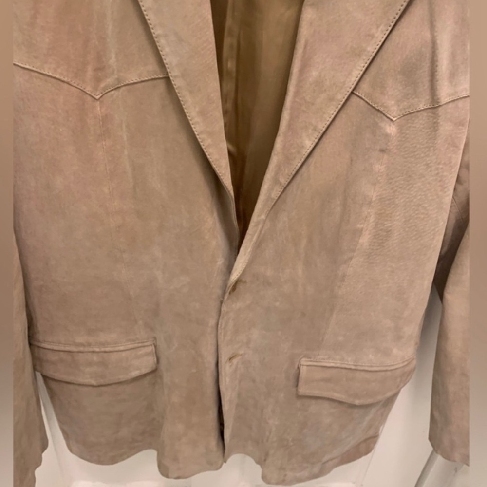 Scully Tan Suede Blazer - Picture 2 of 5